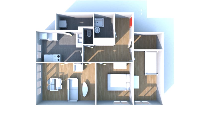 À louer : appartement T3 à Yébleron - Image 3
