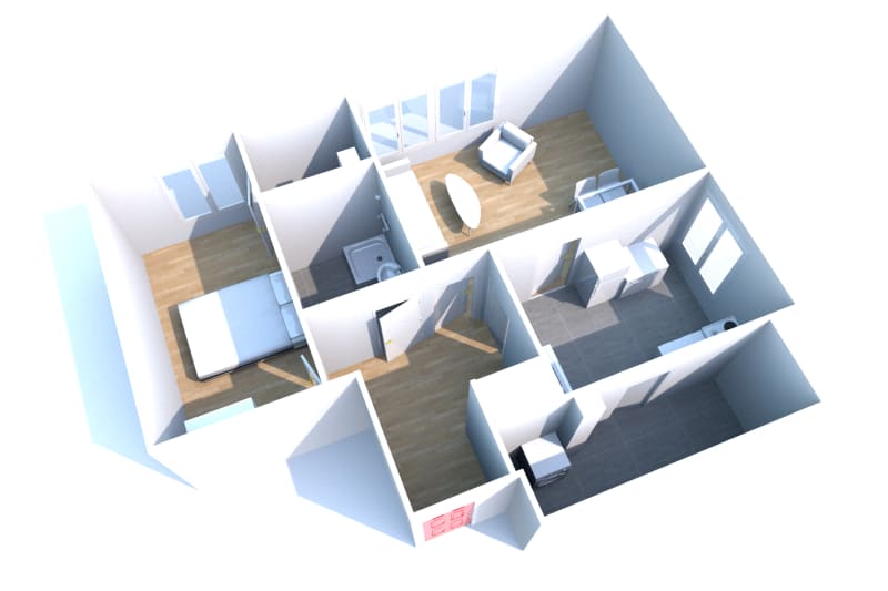 Yébleron : à louer appartement 2 pièces - Image 2