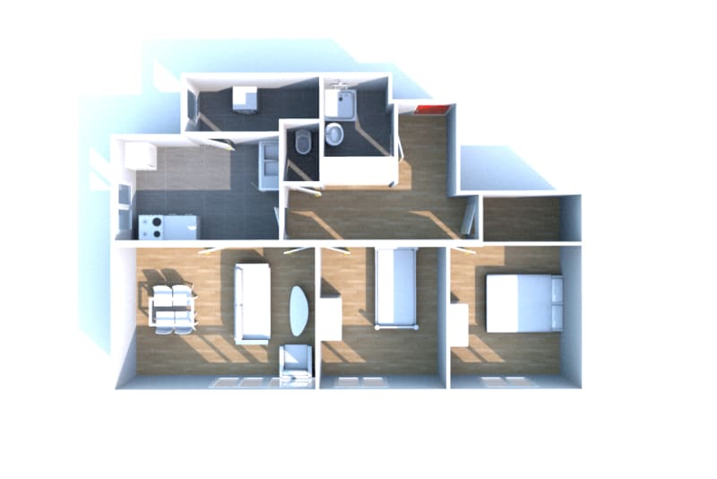 À louer à Yébleron : appartement T3 - Image 3