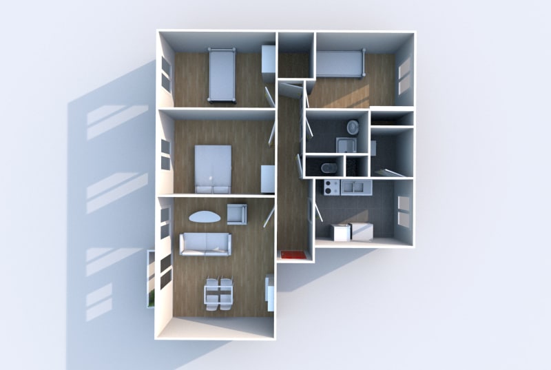 Location appartement 4 pièces à Yerville - Image 3
