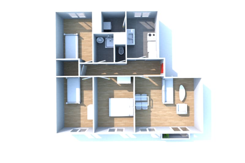 À louer appartement 4 pièces à Yerville - Image 3