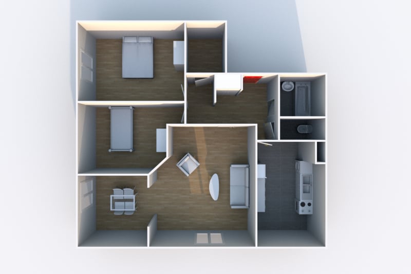 Appartement T4 en location dans un cadre verdoyant à Yerville - Image 6